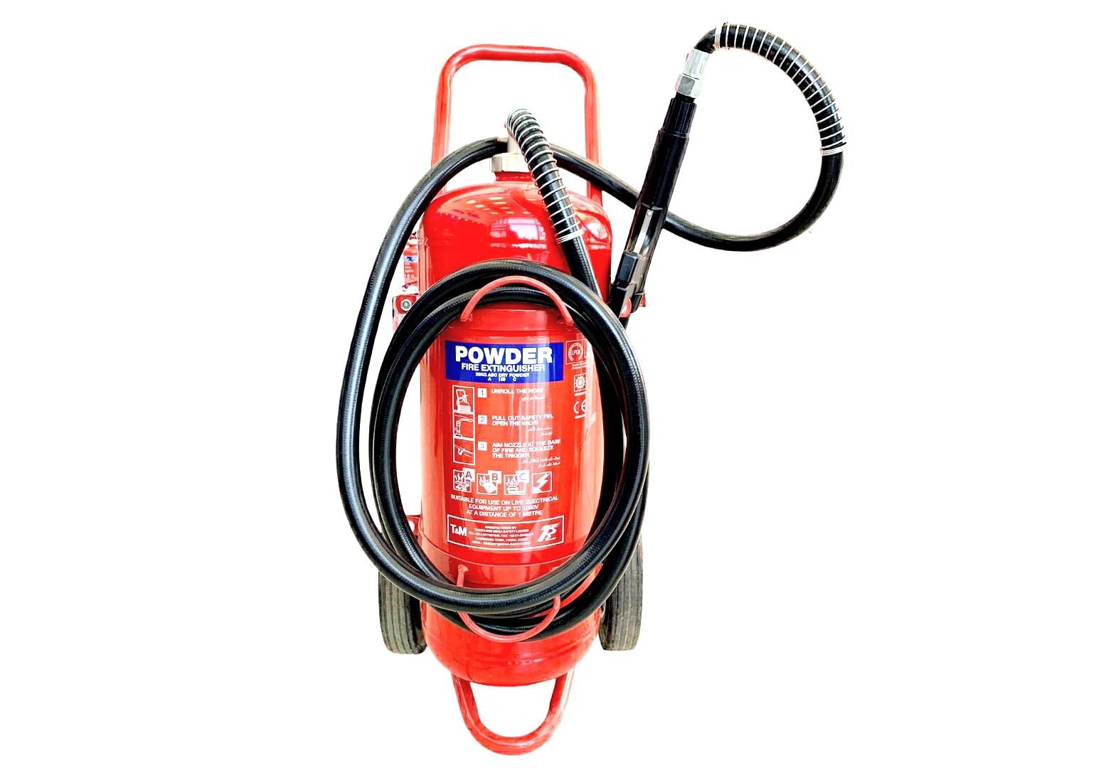 25kg ABC Powder Wheeled Fire Extinguisher
